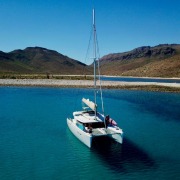 Santana Sailing Sea of Cortez Slow sailing Cruise Laguna Salinita anchorage